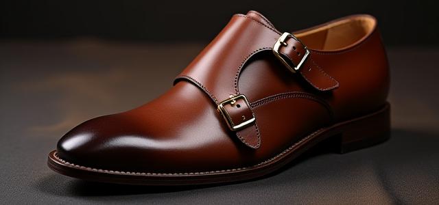 클래식 남성 몽크 스트랩 슈즈